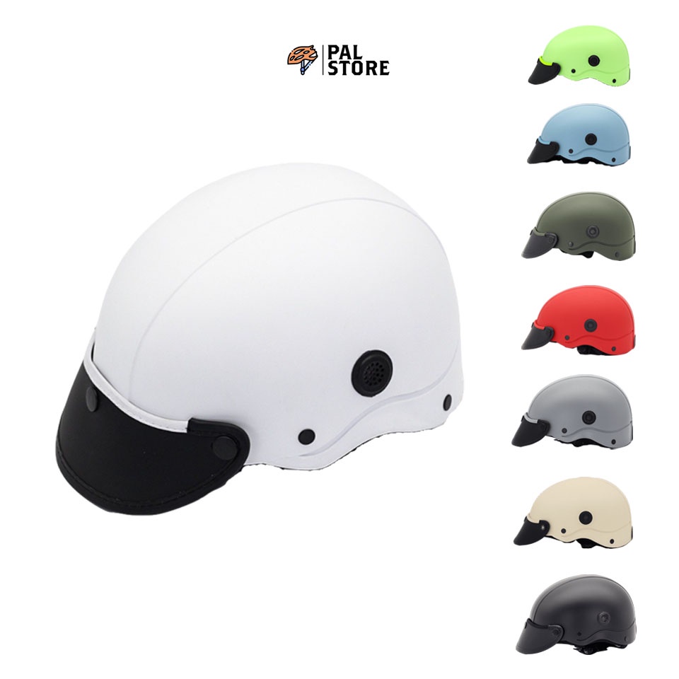 Mũ bảo hiểm Napoli sơn nhám cao cấp - [Freeship]
