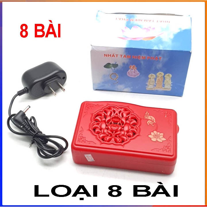 Đài Niệm Phật 3 bài, tặng kèm 2 viên pin AA