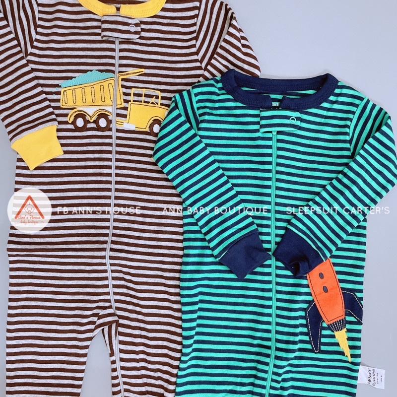 Bộ Sleepsuit xuất dư size 12M - 5Y cho bé
