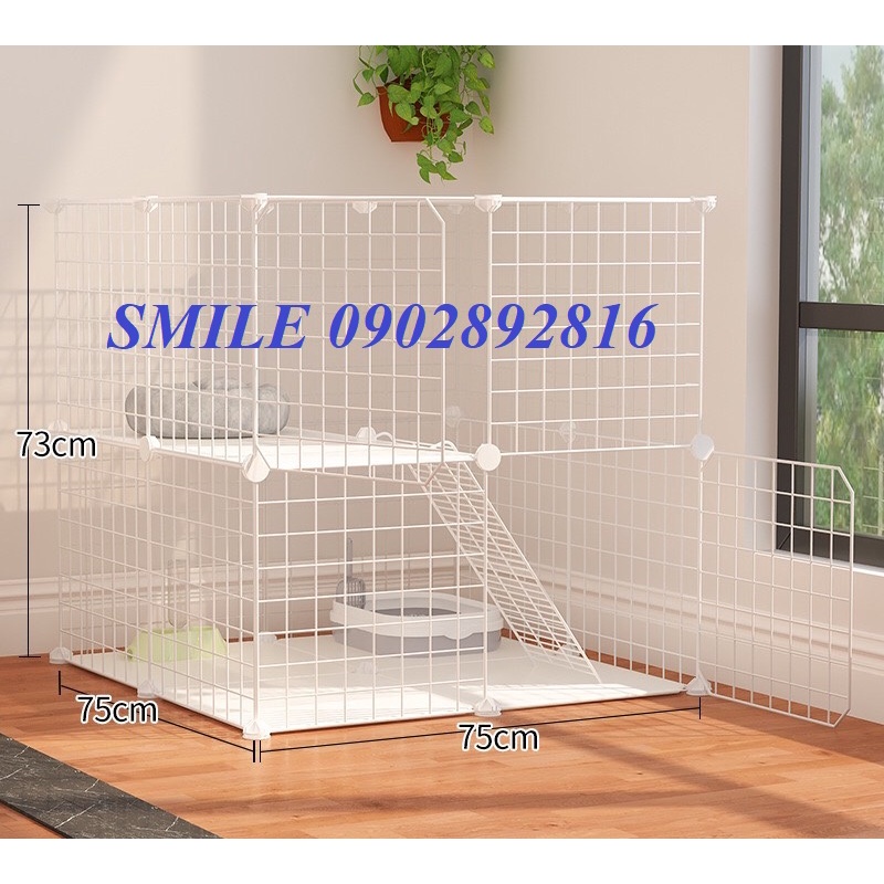 [MẪU MỚI] COMBO CHUỒNG, LỒNG LƯỚI THÉP CHO CHÓ MÈO THÚ CƯNG ĐA NĂNG HÌNH VUÔNG
