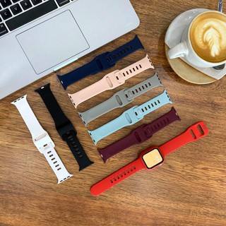 Dây apple watch silicon cao cấp, phong cách thể thao dành cho size 38mm 40mm 42mm 44mm 44mm