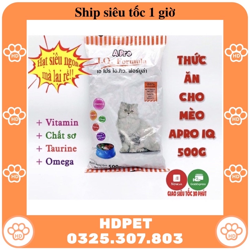 Thức ăn cho mèo iq 500g - thức ăn iq dạng hạt cho mèo