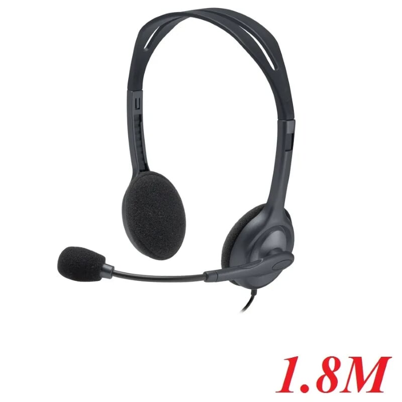 Logitech H111 tai nghe vi tính hai giắc cắm 3.5mm dài 1.8m 97234