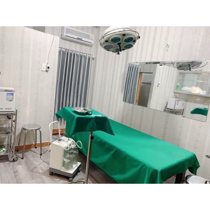 Ga Xanh trải giường Phẫu, Ga  xanh giường  tiêm vải kaki cao cấp kt 1m4x2m