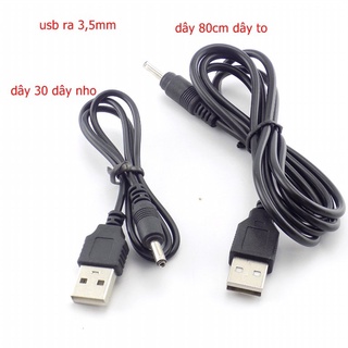 Sạc đèn bin 3,5mm -80cm
