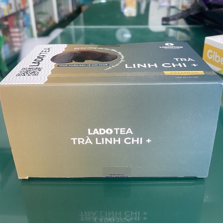 [MẪU MỚI] Trà Linh Chi Lado - Giúp bồi bổ cơ thể - thanh nhiệt mát gan hộp 20 túi lọc