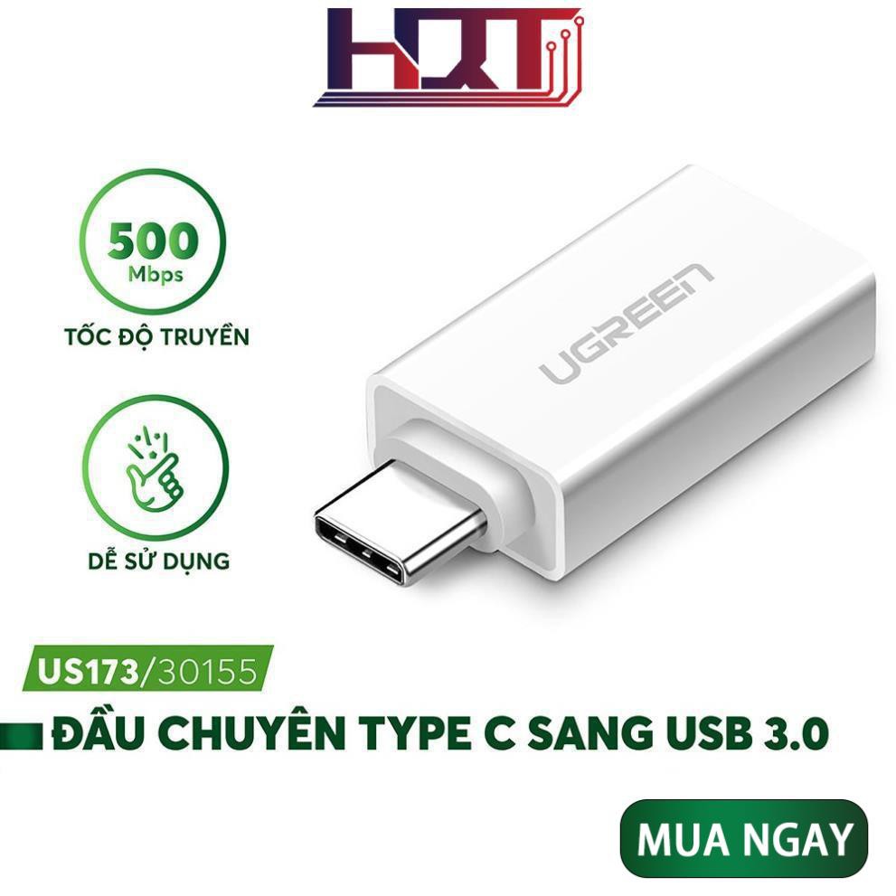 Đầu chuyển Type-C sang USB 3.0 Ugreen US173