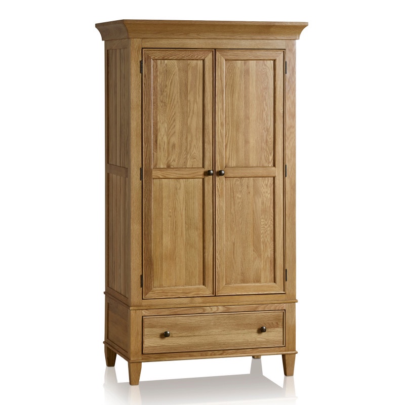 Tủ áo 2 cánh Classic gỗ sồi IBIE nhiều tùy chọn
