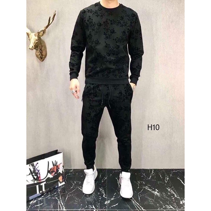 Bộ Nỉ Nam - Bộ Thu Đông Nam Chất Liệu Nỉ Bóng Lót Mềm Mịn - BD70 - Xưởng May Trung Kiên.