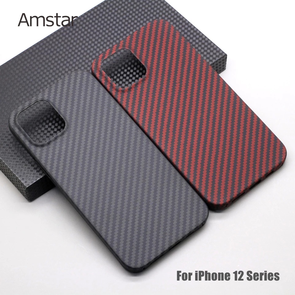Ốp Điện Thoại Sợi Carbon 100% Siêu Mỏng Cho iPhone 13/13 Mini/13 Pro MAX/12 Pro MAX/11 Pro MAX/X XS MAX XR