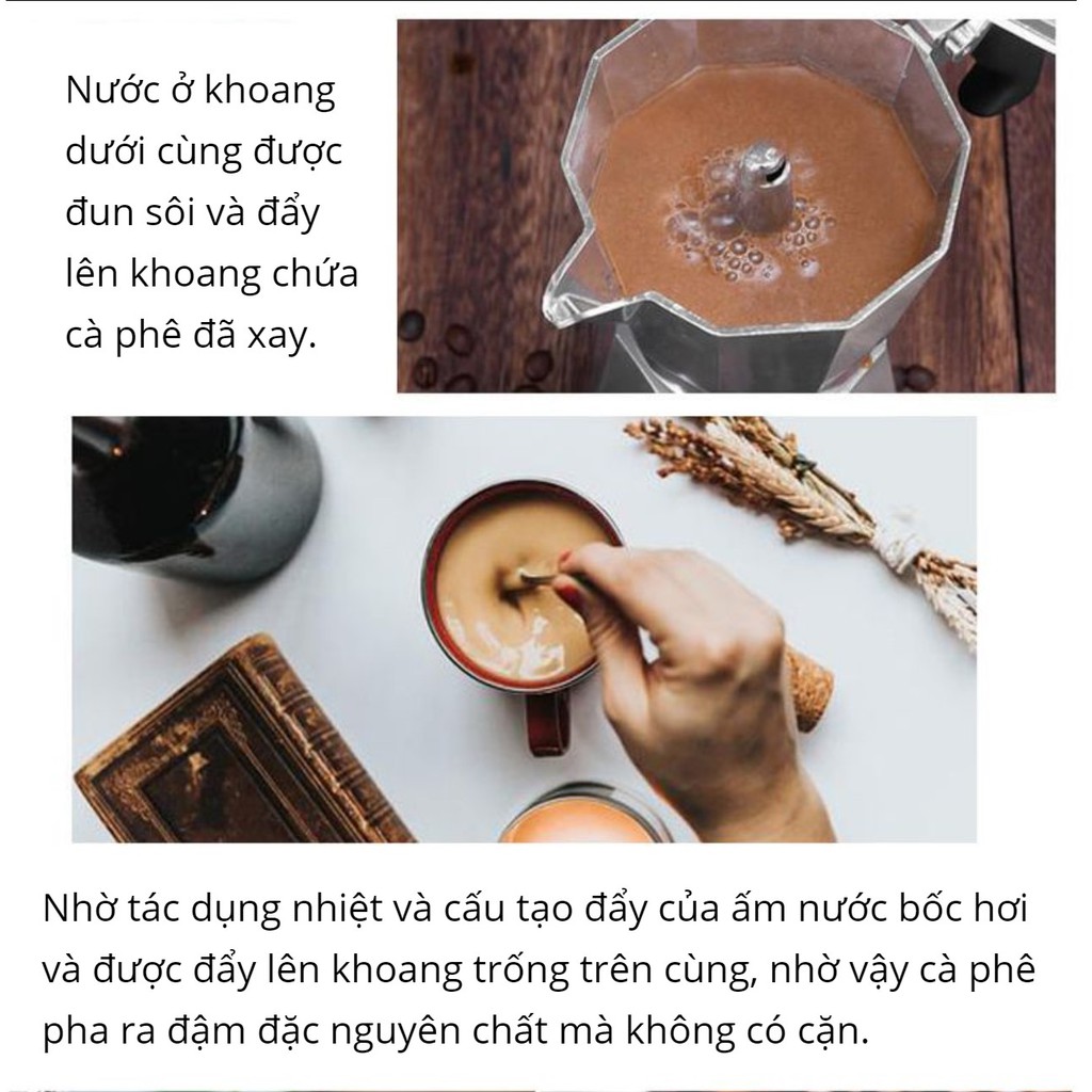 BÌNH PHA CAFE TỰ ĐỘNG _PHONG CÁCH KIỂU Ý