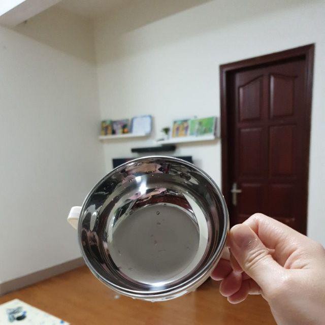 Bát ăn dặm, bát chống nóng inox cách nhiệt kèm thìa có nắp an toàn cho trẻ sơ sinh