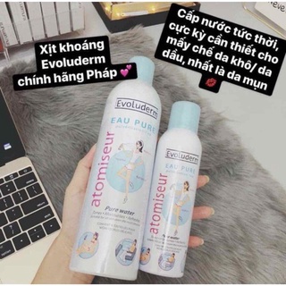 Xịt khoáng Evoluderm Eau Pure