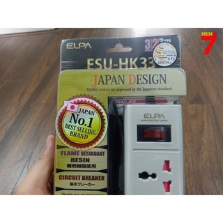 Ổ Cắm Điện Elpa ESU-HK33 (3 mét)