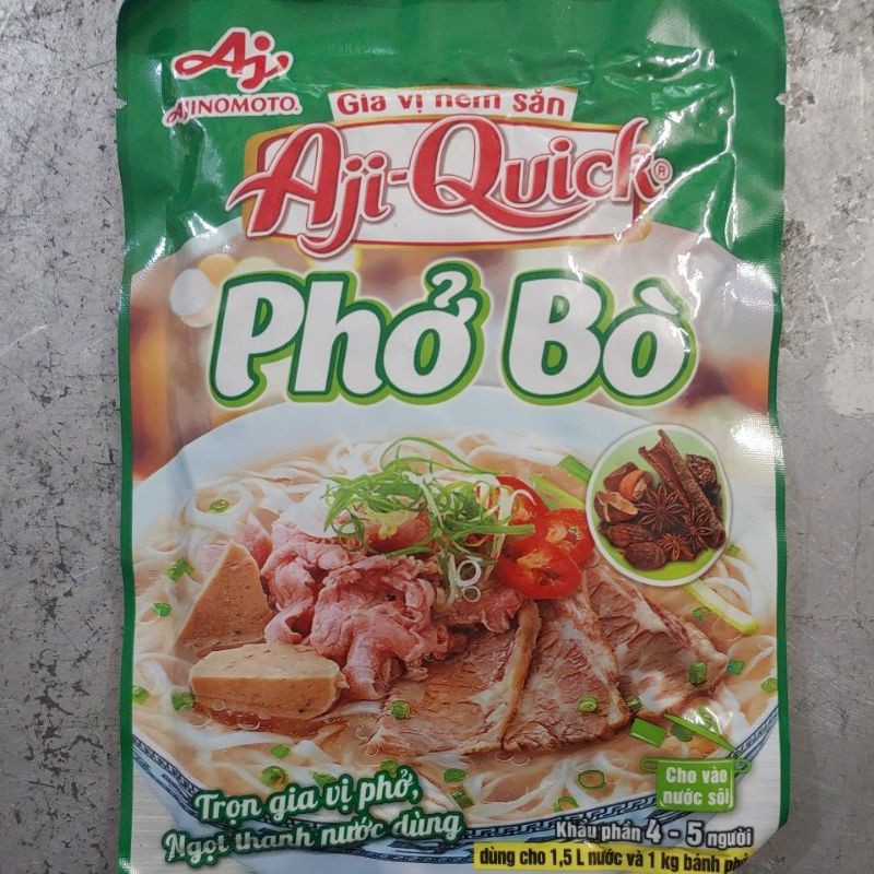 Gia vị phở bò Aji-quick gói 57g