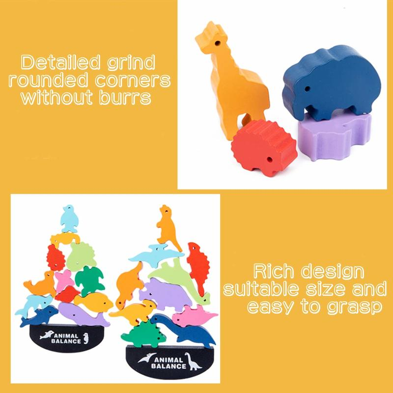 Bộ Đồ Chơi Bập Bênh Bằng Gỗ Cho Bé