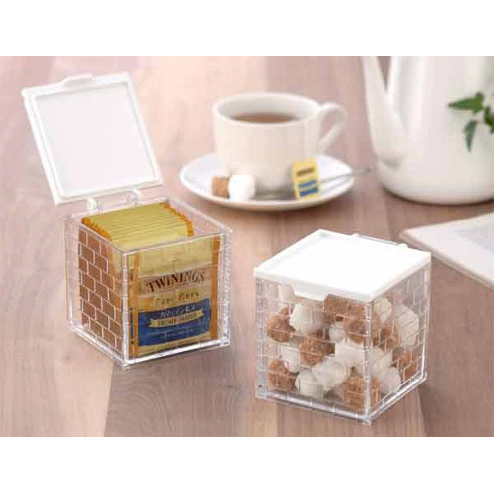 HỘP ĐỰNG ĐỒ ĐA NĂNG DÁNG VUÔNG 430ML NẮP TRẮNG