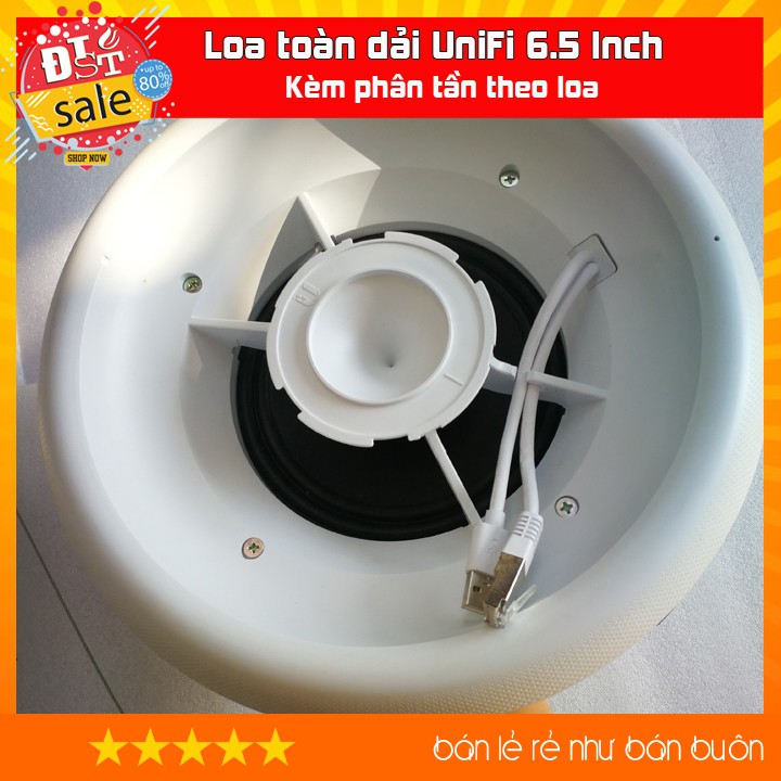 Loa toàn dải UniFi 6.5 Inch - Kèm bộ phân tần zin theo loa, có thể làm loa âm tường, âm