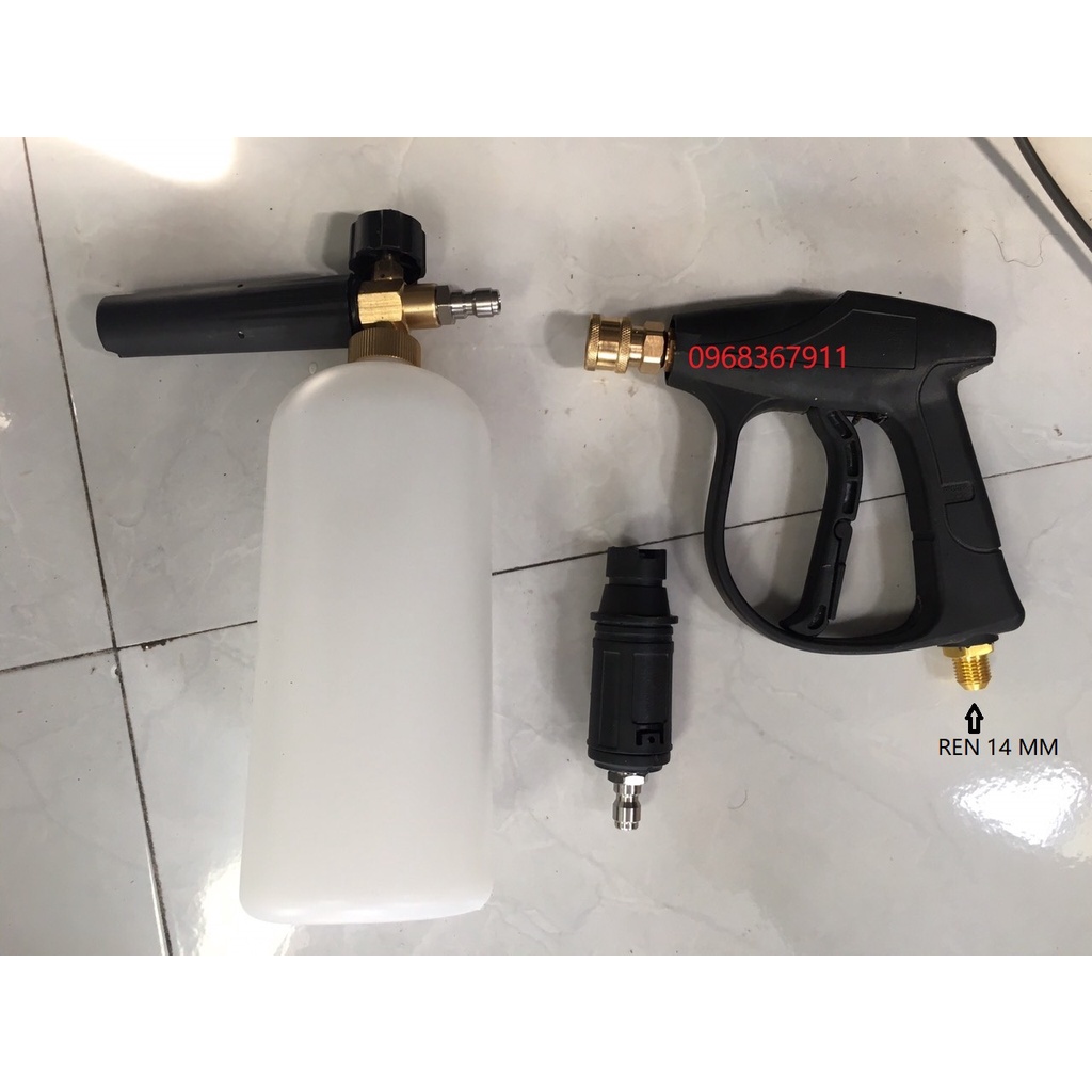Bình phun bọt tuyết 1lit + sung áp lực cao