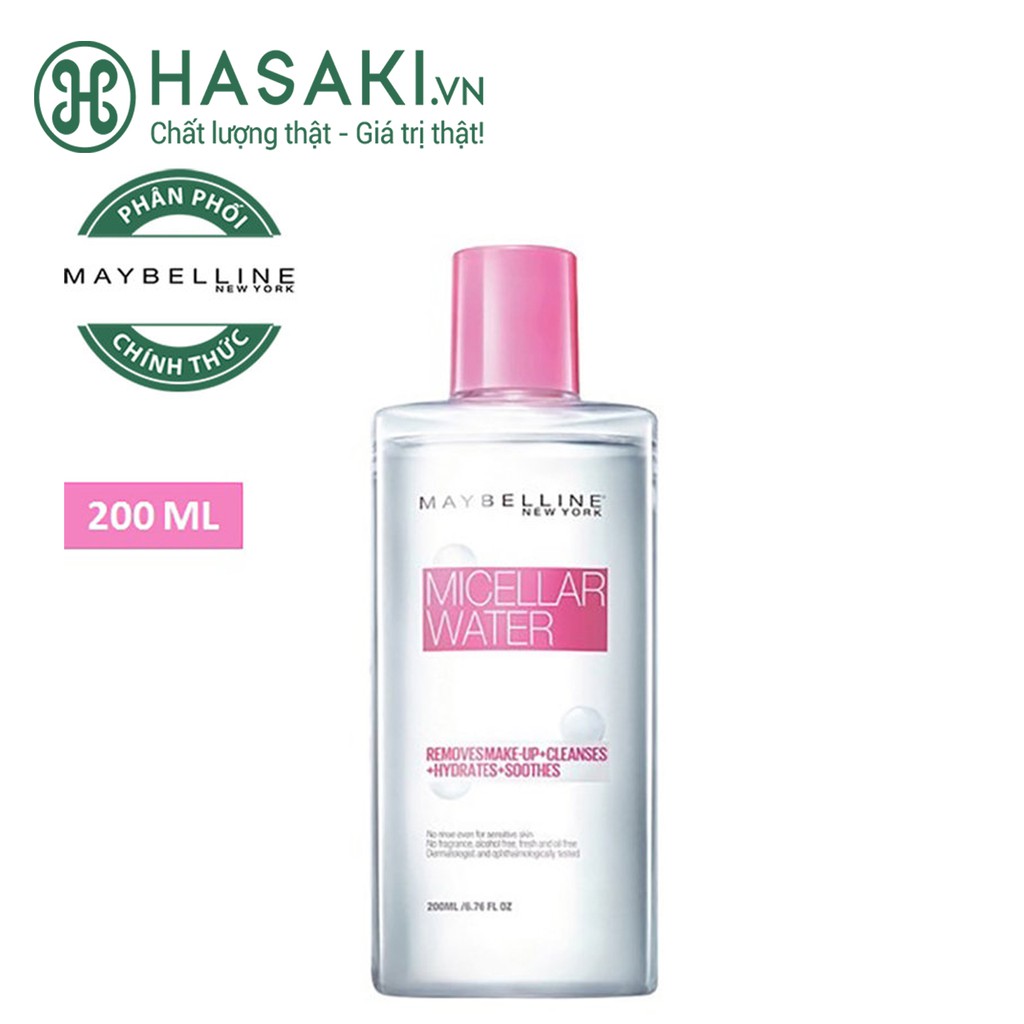 Nước Tẩy Trang Maybelline Micellar Water Cho Mọi Loại Da