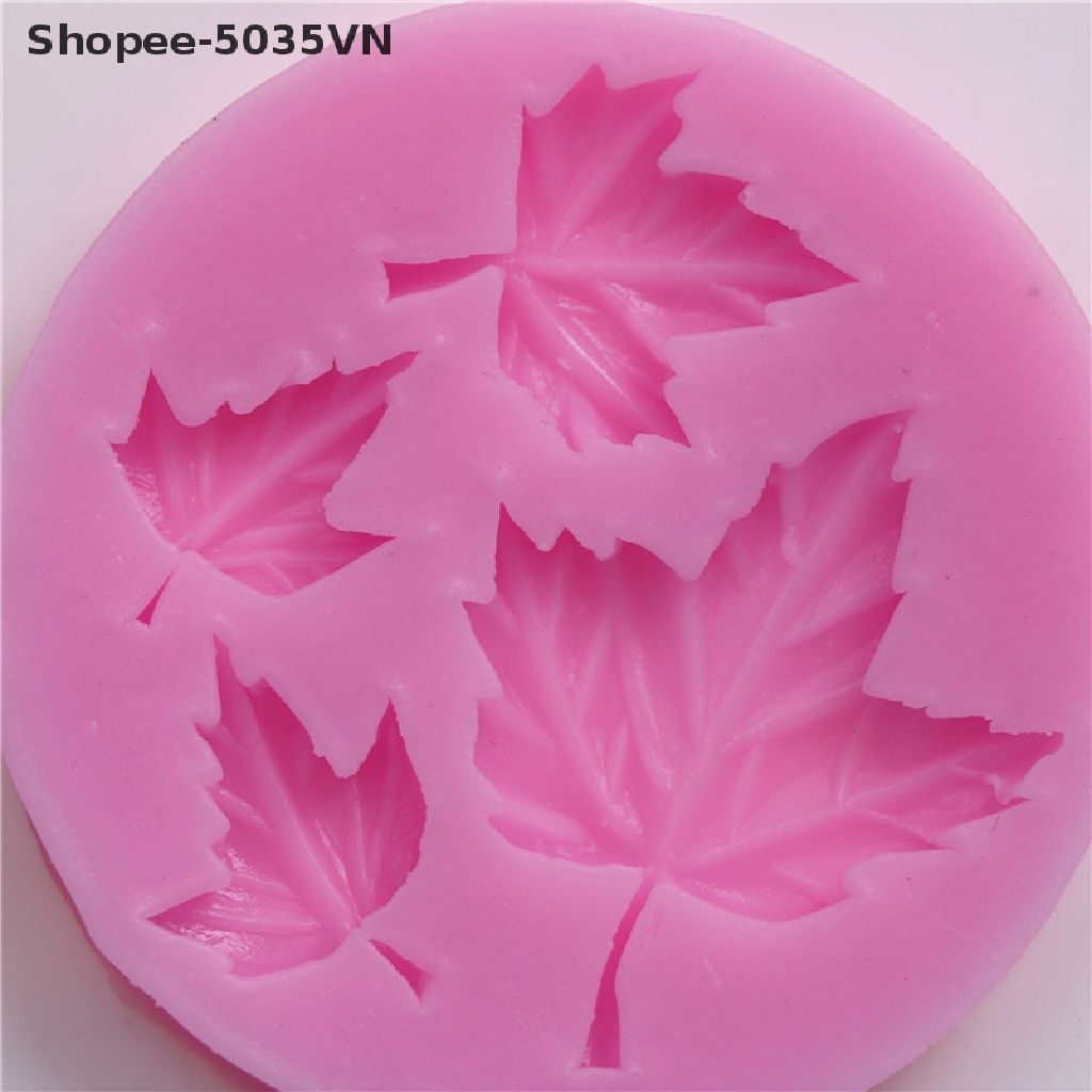 Khuôn Silicone Làm Bánh Kẹo Hình Lá Phong 1.vn