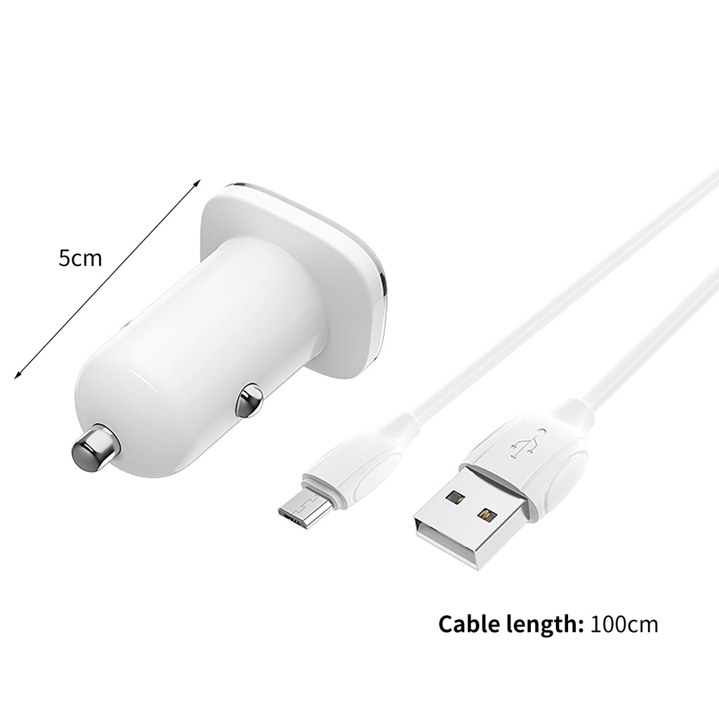 Cục Sạc Nhanh Bz12 Cổng USB Kép An Toàn Cho Xe Hơi/Xe Tải
