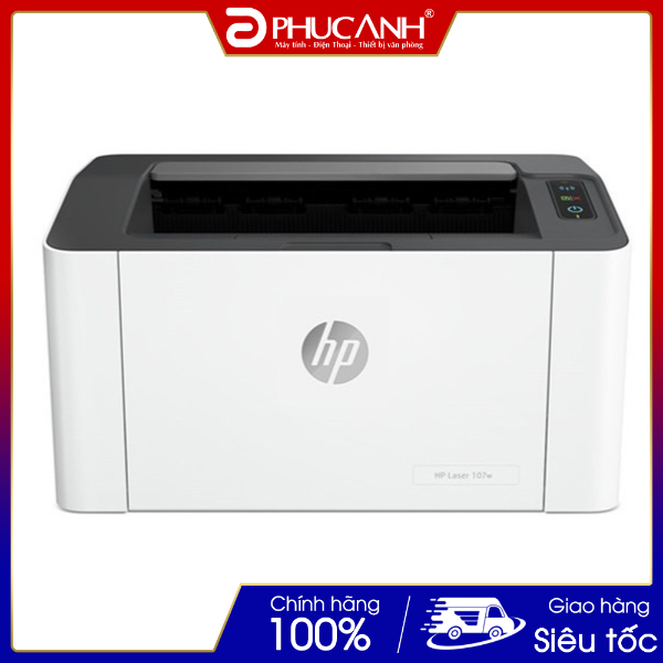 Máy in laser đen trắng HP 107A - 4ZB77A, Hàng chính hãng