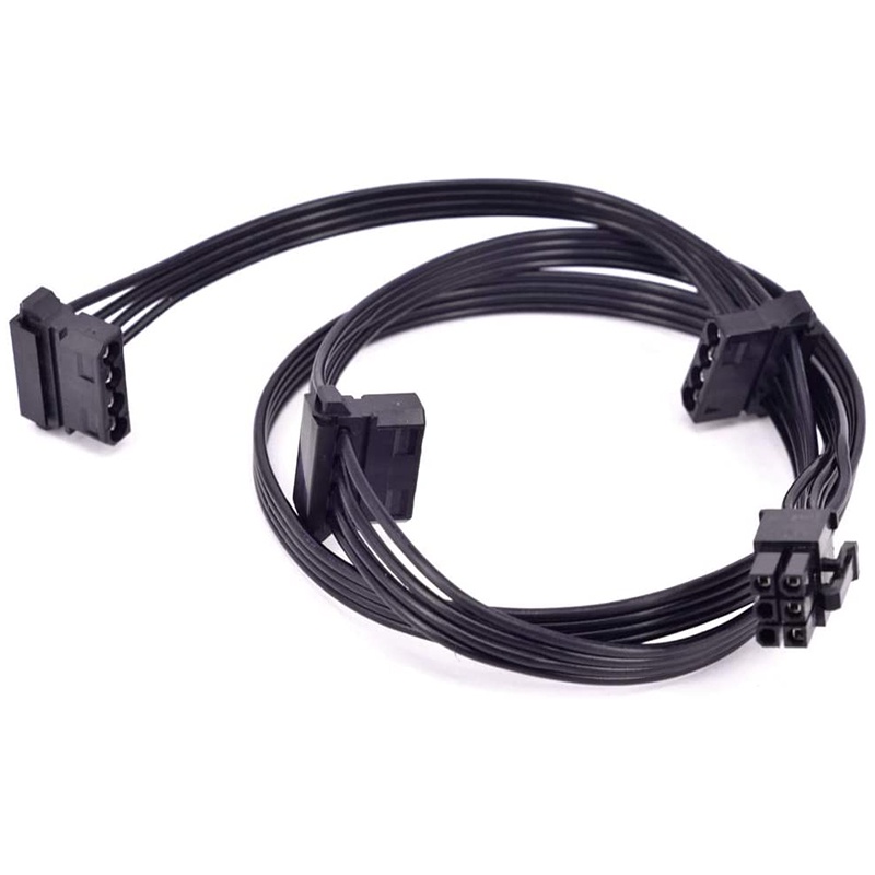 1 Dây Cáp Nguồn Pcie 6 Pin 1 Sang 3 Molex Ide Psu 4 Pin Cho Corsair Axi Series Ax1500I Ax1200I