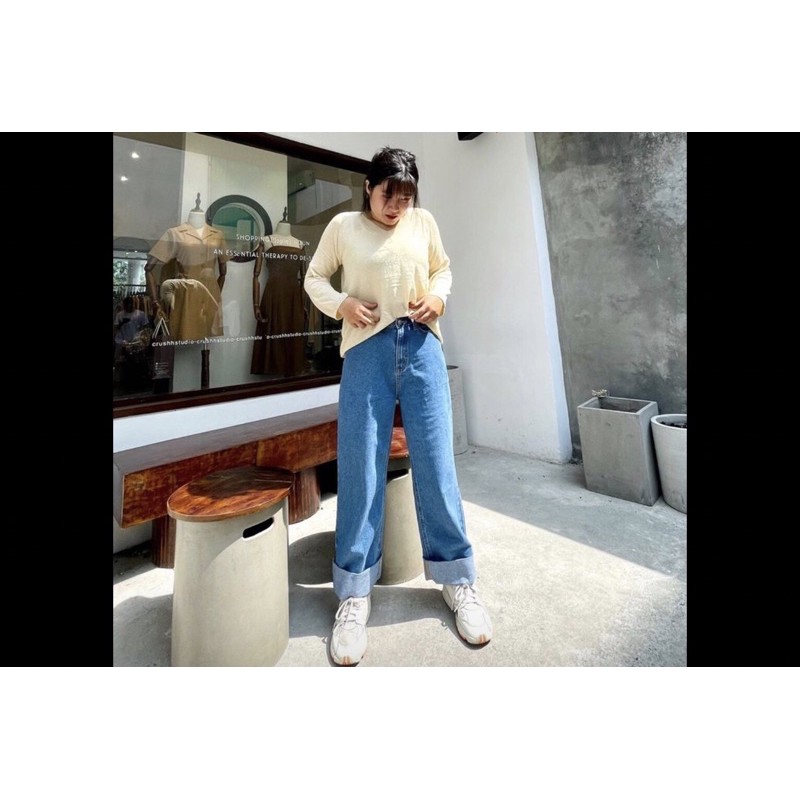 QUẦN JEAN STRAIGHT 106CM BIGSIZE (BIGSIZE_GIARE)