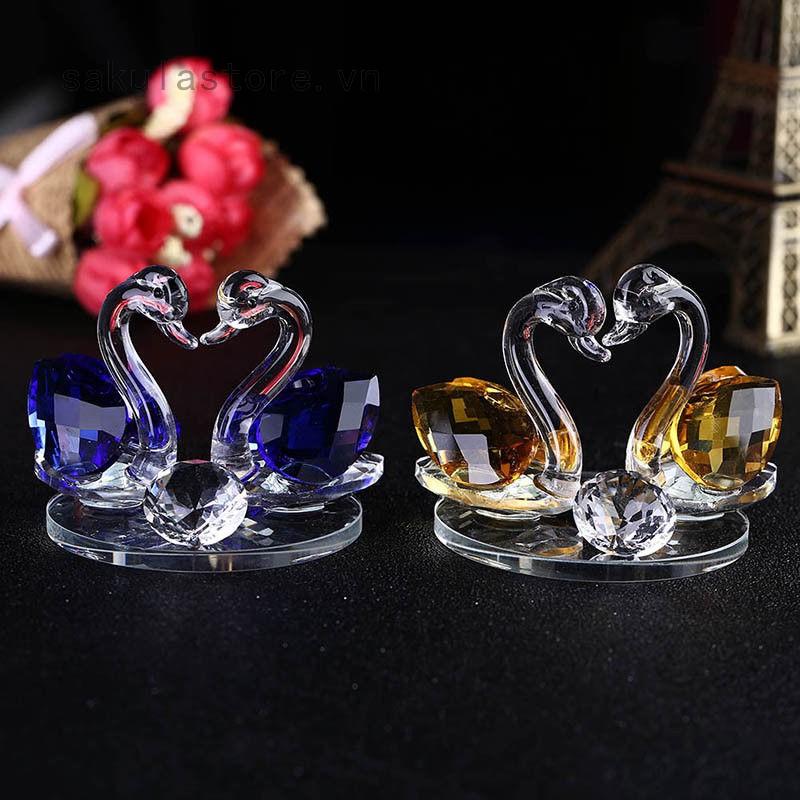 Phụ kiện trang trí hình chim thiên nga đẹp mắt