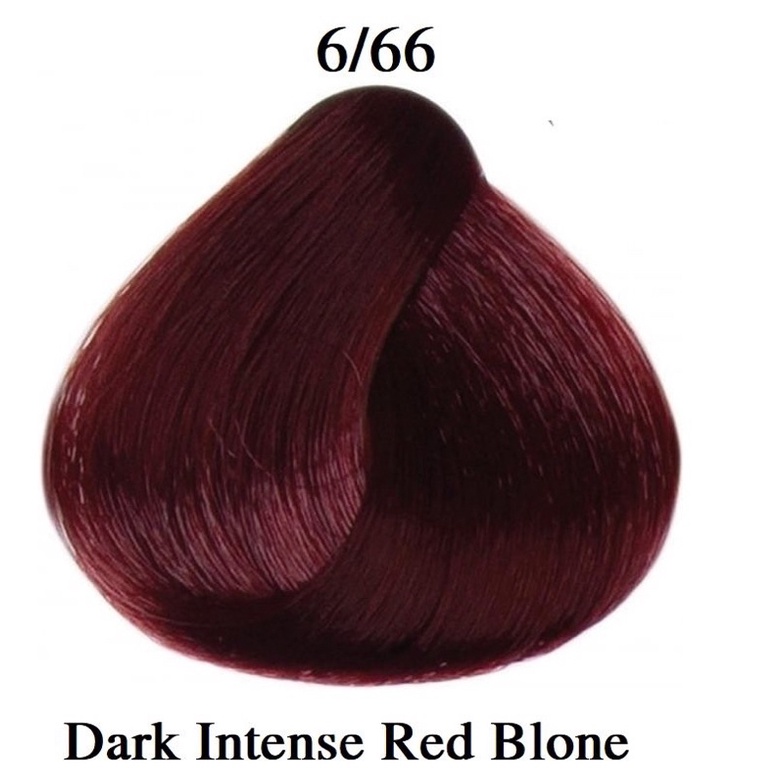 Thuốc Nhuộm Tóc Màu Nâu Đỏ Trầm Tự Nhuộm Tại Nhà 6.66 Dark Intense Red Blonde