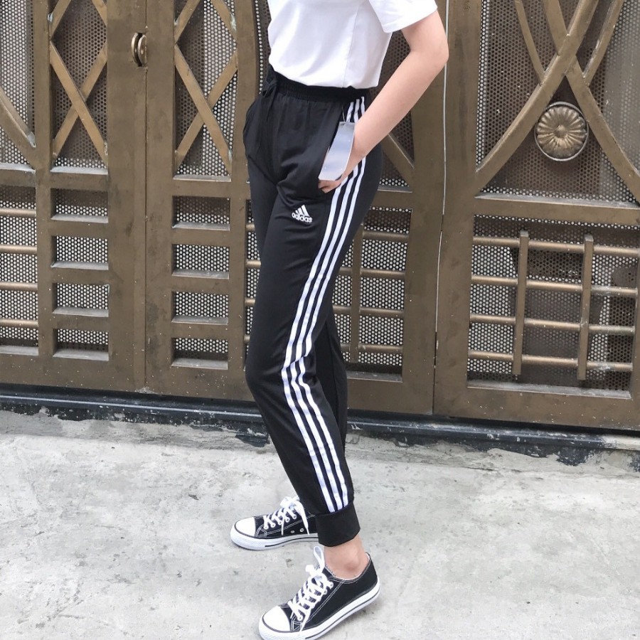 Quần jogger thể thao nữ form chuẩn cực đẹp [ 3 sọc nữ ]