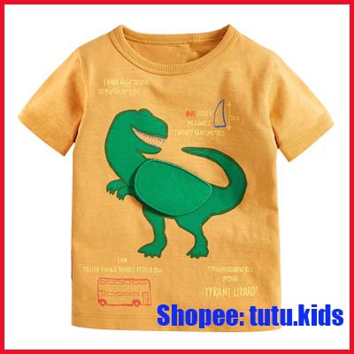 Áo phông ngắn tay bé trai cotton hàng cao cấp đủ size 2-7T