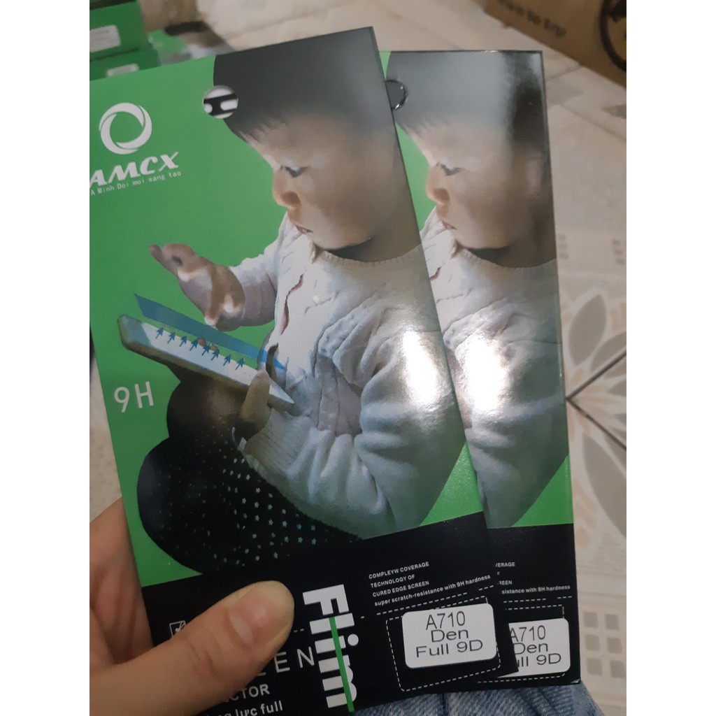 [Rẻ Vô Địch] Samsung A7(2016) - Kính Cường Lực 9D Full Màn Hình Đen [Ảnh thật]