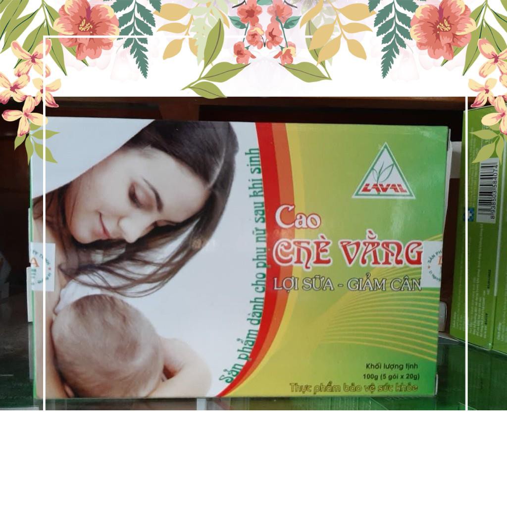 cao chè (trà) vằng lava giảm cân lợi sữa