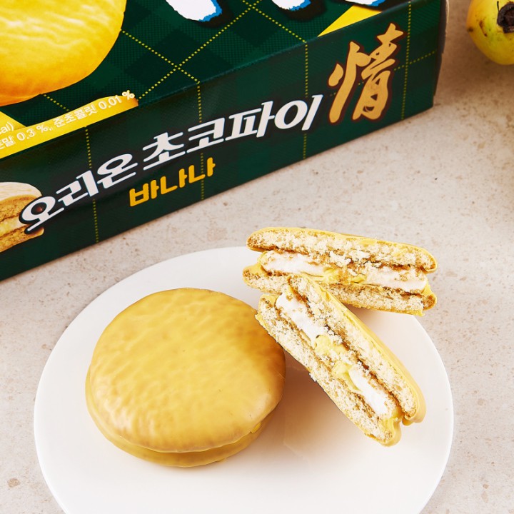 Bánh chocopie chuối Orion Hàn Quốc 444g