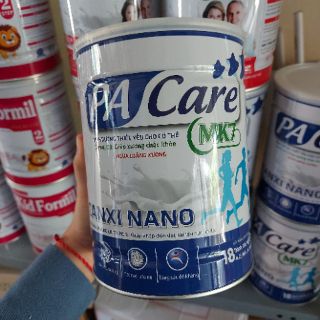 Sữa bột PACare 900g sure và canxi nano