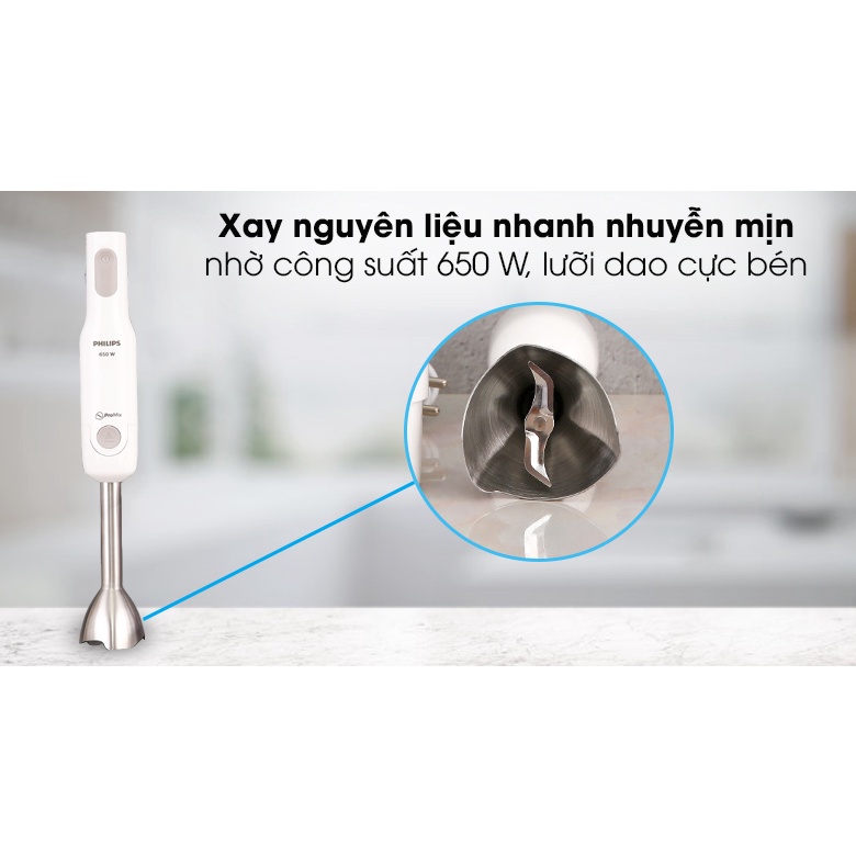 HR2537 - Máy xay sinh tố cầm tay Philips HR2537 650 W - Hàng chính hãng - Smart House