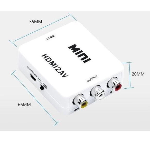 Bộ Chuyển Đổi Mini Hdmi2Av / Hdmi Sang Av Rca / Mini Hdmi2Av | BigBuy360 - bigbuy360.vn