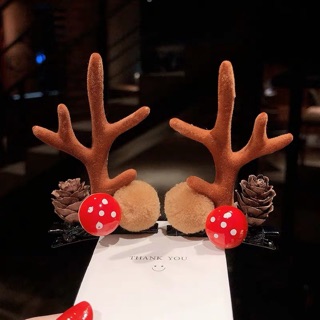 Kẹp tóc noel cho mẹ và bé