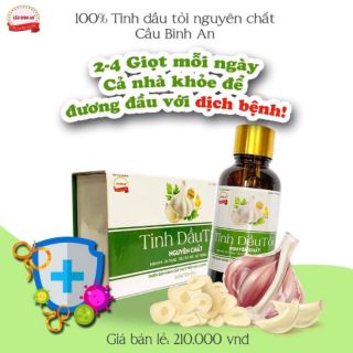 Tinh Dầu Tỏi Cầu Bình An- Tăng Đề kháng