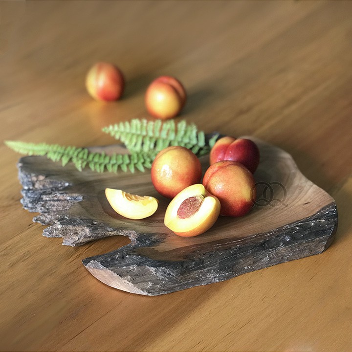 Khay gỗ trang trí cao cấp- đồ gỗ decor-đạo cụ trang trí chụp hình-khay bếp-khay bánh-khay trái cây