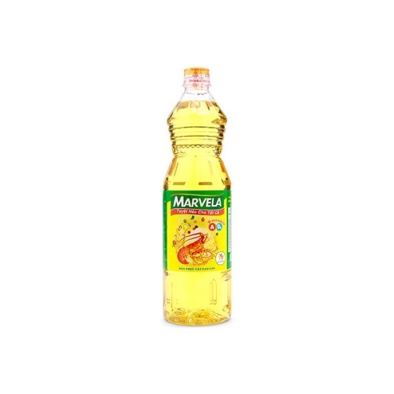 Dầu ăn thực vật Marvela chai 1L