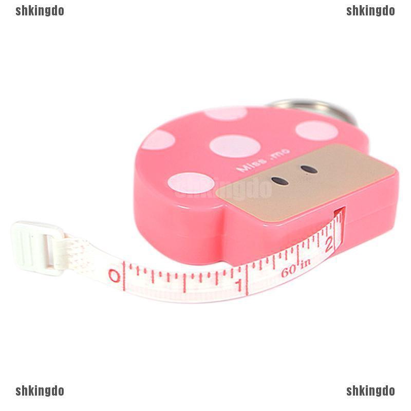 Thước dây dạng kéo có móc khóa hình họa hoạt hình dễ thương