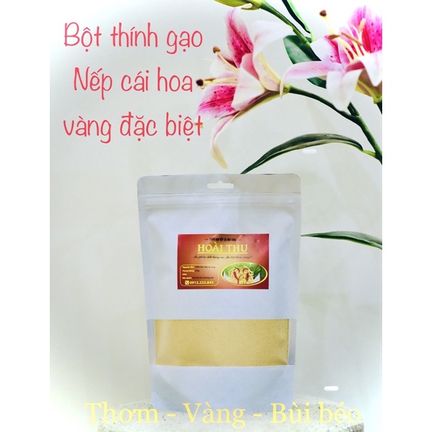 Thính gạo nếp cái hoa vàng Nam Định, làm nem thính, nem chạo, nem tai… Loại đặc biệt ko pha tạp, thính rất vàng và thơm.
