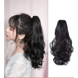 [HOT] Tóc Giả Ngoạm Xoăn Đuôi 48cm