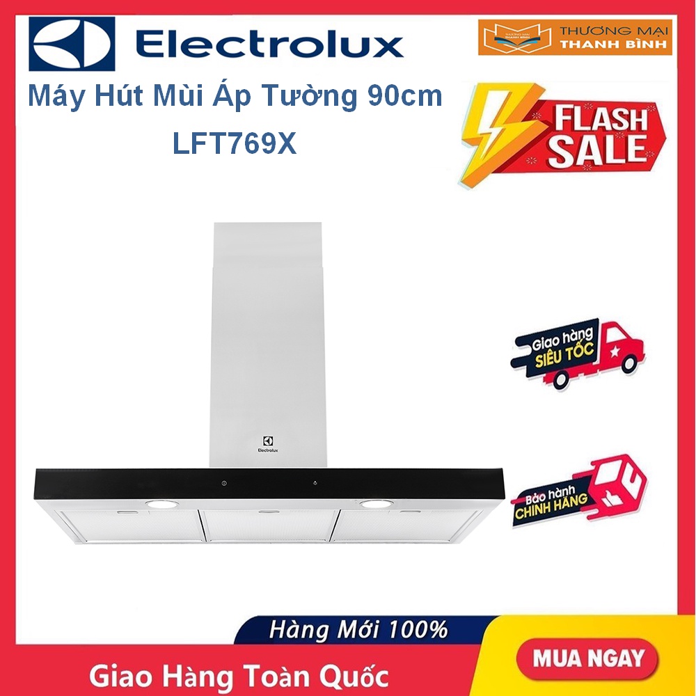 Máy hút mùi bằng thép dạng đảo Electrolux LFT769X