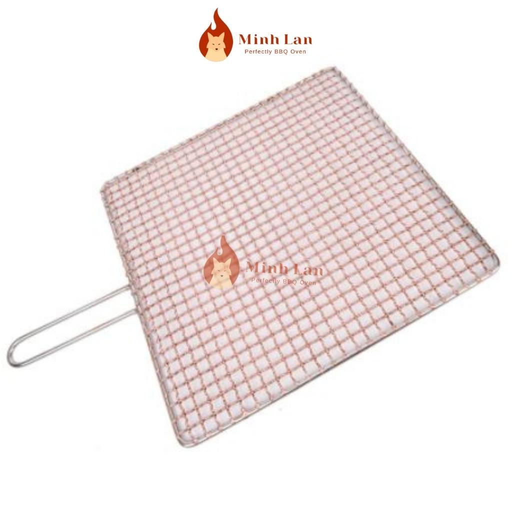 Vỉ nướng thịt dây ĐỒNG  nguyên chất, chống cháy siêu bền