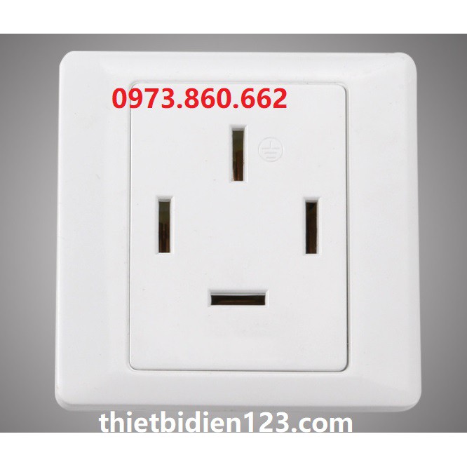 Ổ cắm 3 pha 4 lỗ mặt vuông 16A, 25A kiểu tiêu chuẩn 86