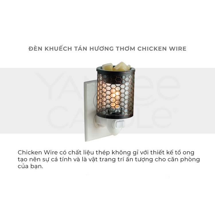 Đèn khuếch tán hương thơm Plug-in Yankee Candle - Chicken Wire